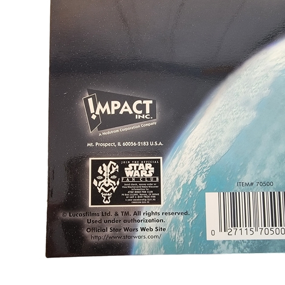 Star Wars Episode 1 Phantom menace, 2000s Printed School Folder Lot of 2 - Picture 9 of 16